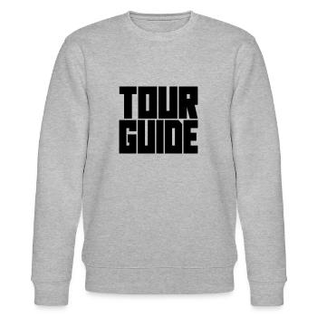 safari tour guide - Stanley/Stella Unisex Bio-Sweatshirt CHANGER  - Grau meliert - Vorne - Nik (191cm) & Marisol (170cm)