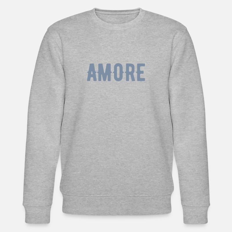AMORE - Stanley/Stella Unisex Bio-Sweatshirt CHANGER - Grau meliert