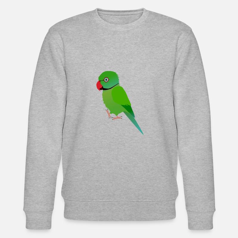 Perruche mignonne pour animaux de compagnie - Sweat bio CHANGER Stanley/Stella Unisexe - gris chiné