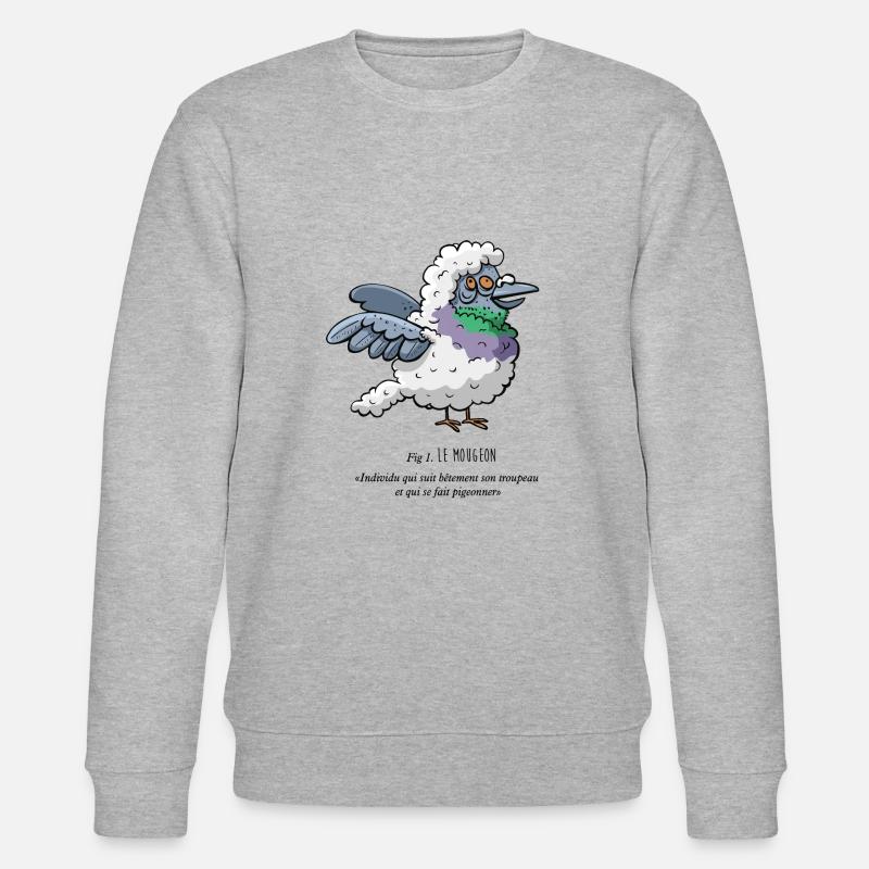 Der Mougeon - Stanley/Stella Unisex Bio-Sweatshirt CHANGER  - Grau meliert