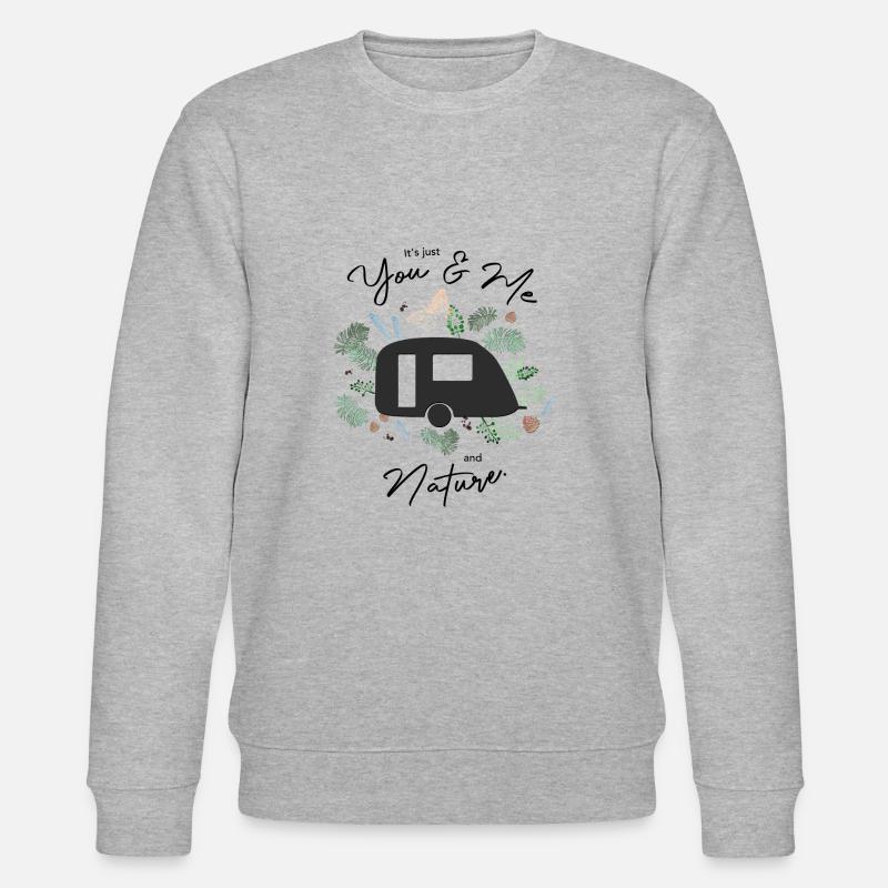 You - Me - Caravan - Stanley/Stella Unisex Bio-Sweatshirt CHANGER  - Grau meliert