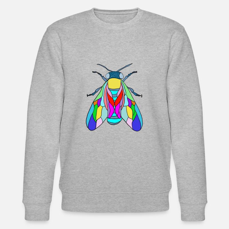 Fliege - Stanley/Stella Unisex Bio-Sweatshirt CHANGER  - Grau meliert