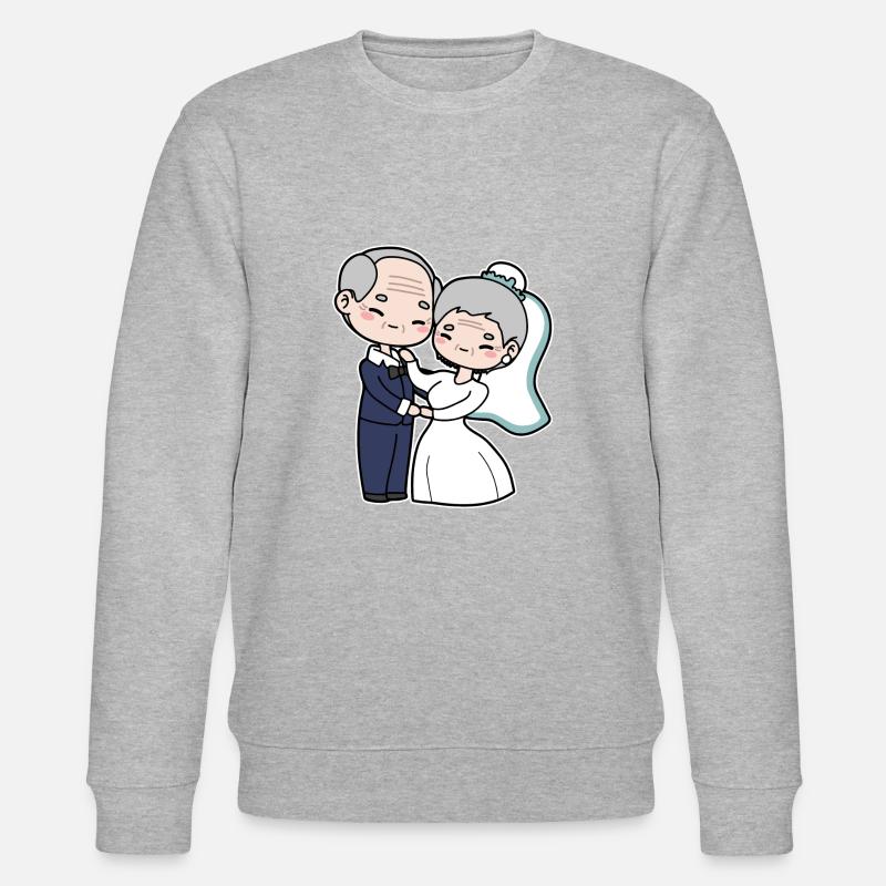 Ehepaar - Stanley/Stella Unisex Bio-Sweatshirt CHANGER  - Grau meliert