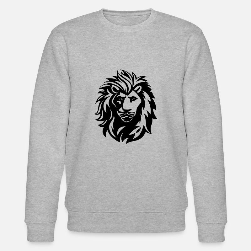 lion - Sweat bio CHANGER Stanley/Stella Unisexe - gris chiné