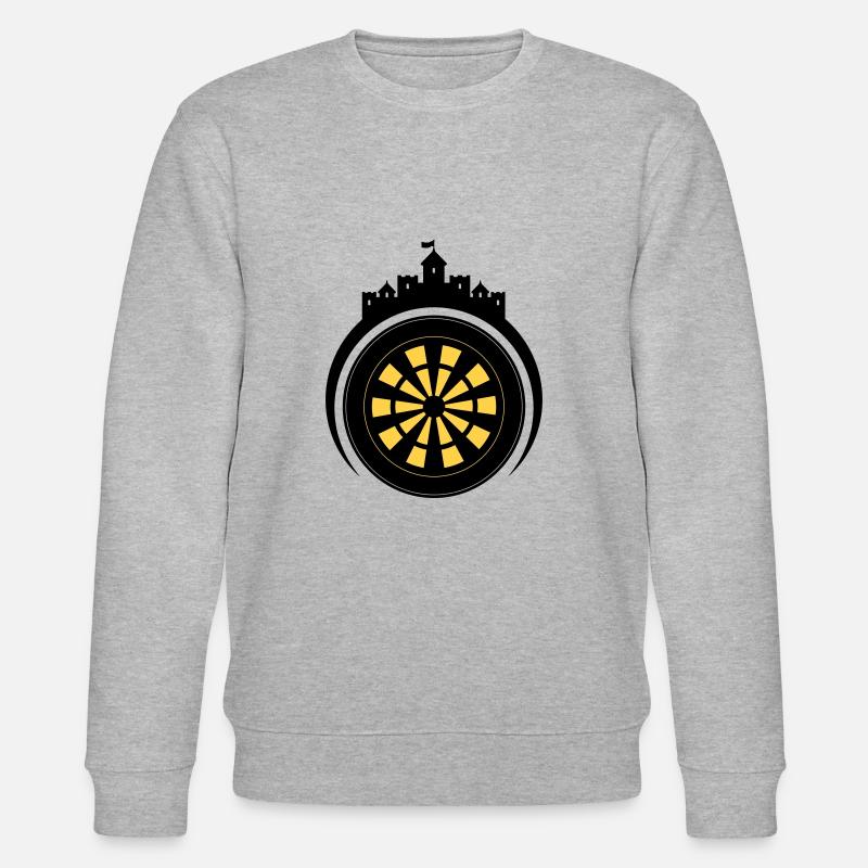 Dart Castle Emblem - Stanley/Stella Unisex Bio-Sweatshirt CHANGER  - Grau meliert