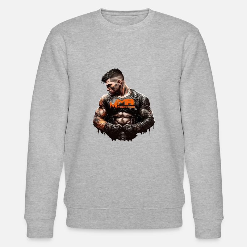MMA Fighter - Stanley/Stella Unisex Bio-Sweatshirt CHANGER  - Grau meliert
