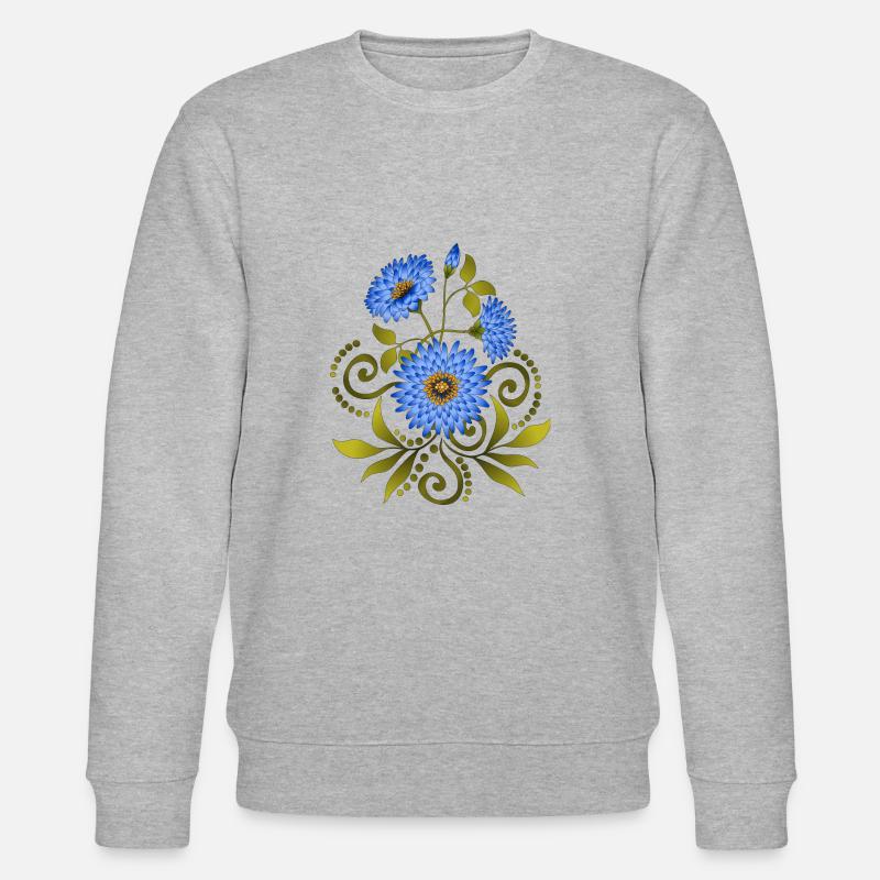 Fleur - Sweat bio CHANGER Stanley/Stella Unisexe - gris chiné