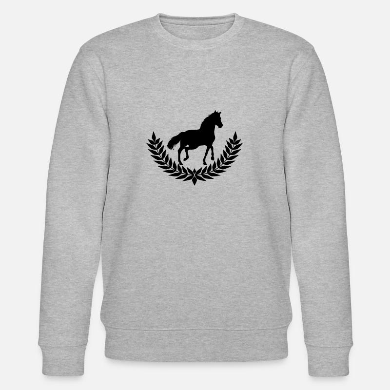 Les chevaux aiment - Sweat bio CHANGER Stanley/Stella Unisexe - gris chiné