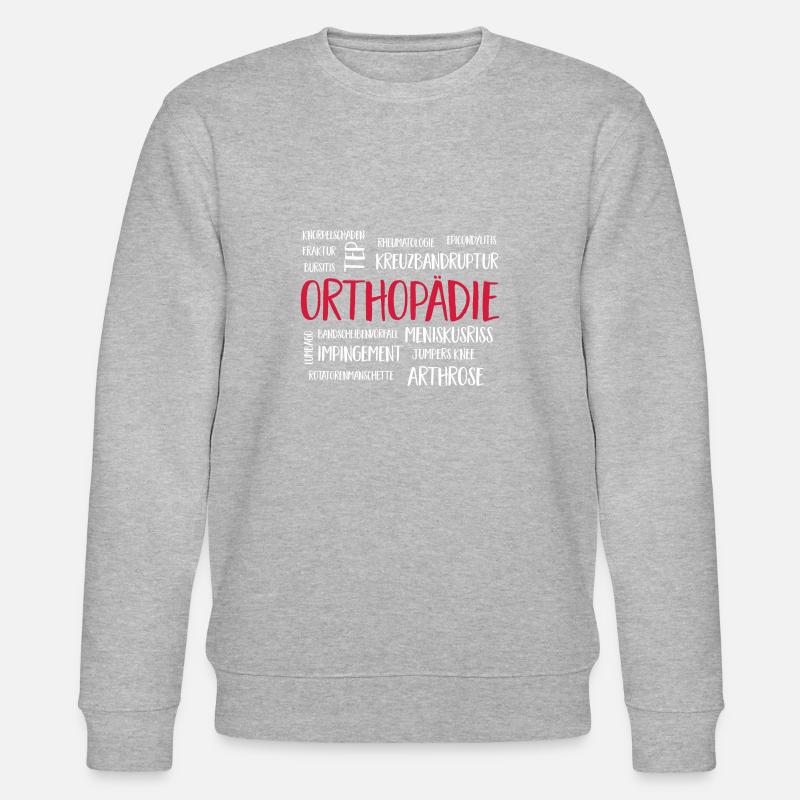 orthopädie cloud - Stanley/Stella Unisex Bio-Sweatshirt CHANGER  - Grau meliert