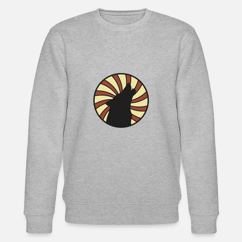 Wolf - Sweat bio CHANGER Stanley/Stella Unisexe - gris chiné