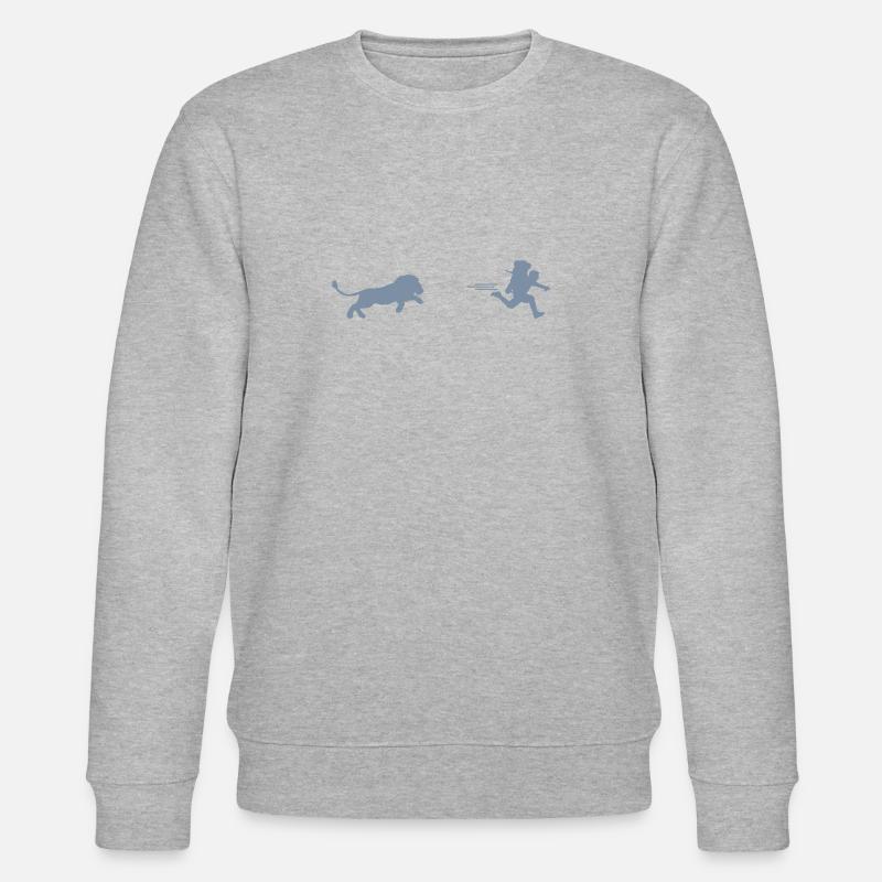 Lion - Stanley/Stella Unisex Bio-Sweatshirt CHANGER  - Grau meliert