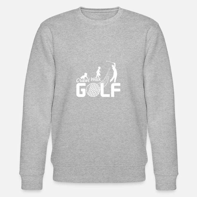 Crawl Walk Golf - Sweat bio CHANGER Stanley/Stella Unisexe - gris chiné