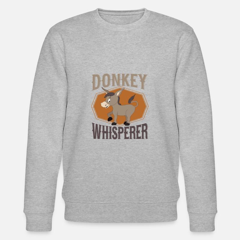 Eselflüsterer - Stanley/Stella Unisex Bio-Sweatshirt CHANGER  - Grau meliert