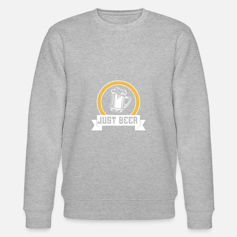 NUR BIER - Stanley/Stella Unisex Bio-Sweatshirt CHANGER  - Grau meliert
