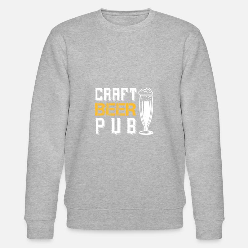 CRAFT BEER Kneipe - Stanley/Stella Unisex Bio-Sweatshirt CHANGER  - Grau meliert