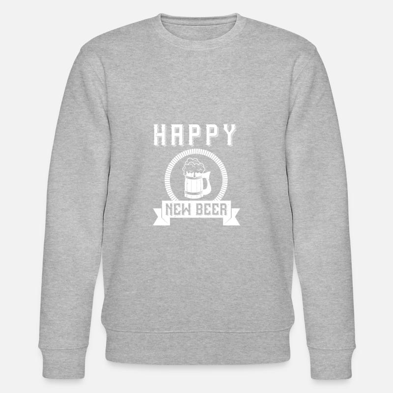 FROHES NEUES BIER - Stanley/Stella Unisex Bio-Sweatshirt CHANGER - Grau meliert