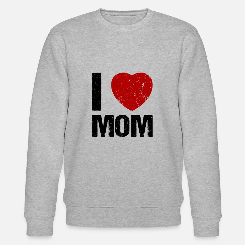 J’aime maman - Sweat bio CHANGER Stanley/Stella Unisexe - gris chiné