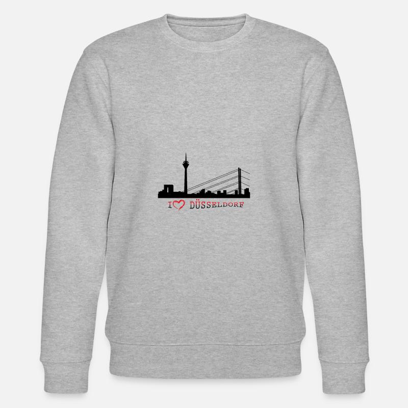 Düsseldorf - Stanley/Stella Unisex Bio-Sweatshirt CHANGER  - Grau meliert