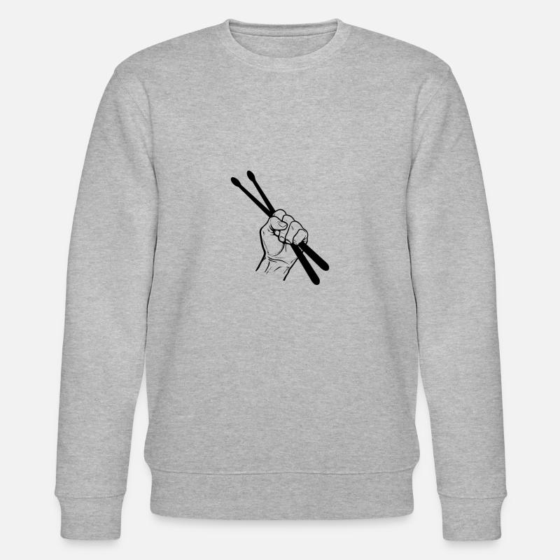 le batteur - Sweat bio CHANGER Stanley/Stella Unisexe - gris chiné