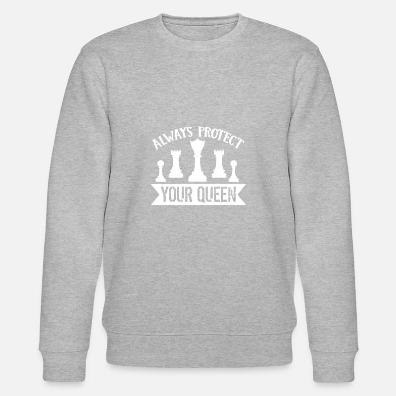 Schach - Stanley/Stella Unisex Bio-Sweatshirt CHANGER  - Grau meliert