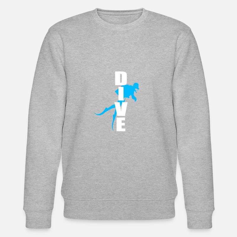 plongée - Sweat bio CHANGER Stanley/Stella Unisexe - gris chiné