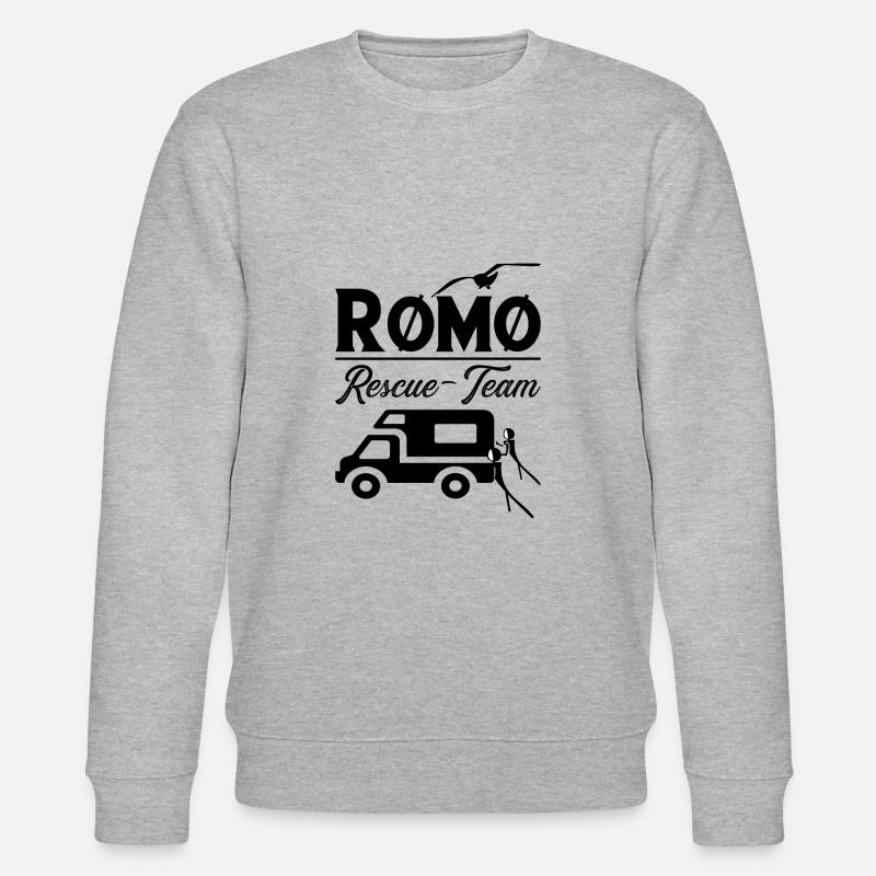 Röm Rescue Team - Stanley/Stella Unisex Bio-Sweatshirt CHANGER  - Grau meliert