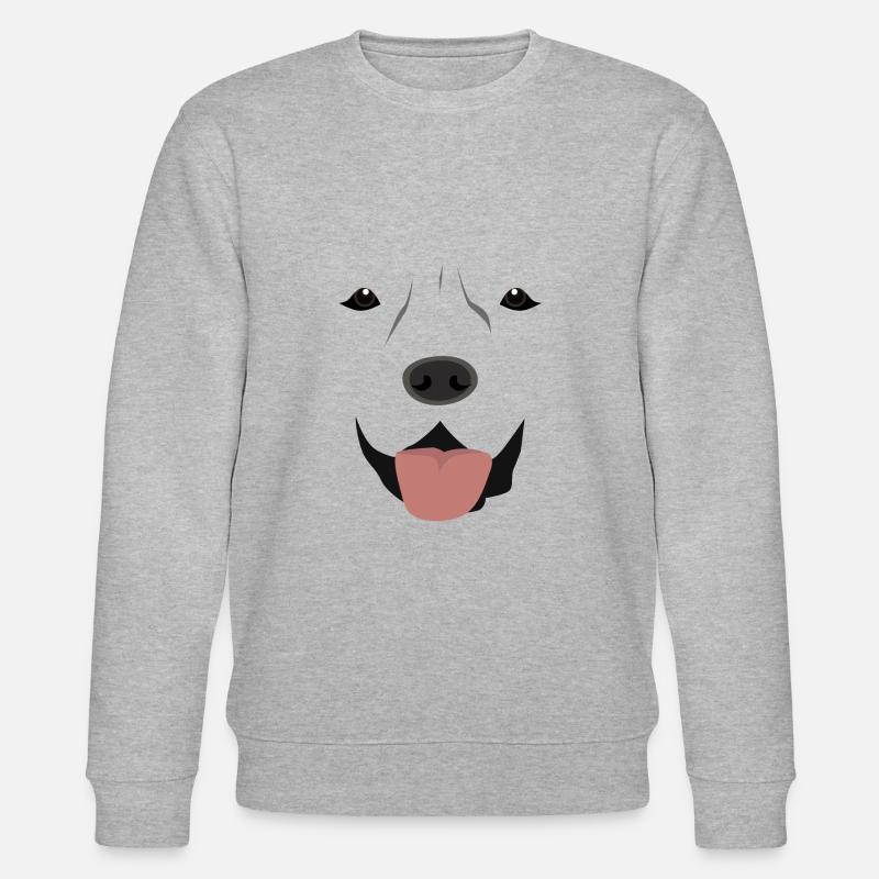 (Labrador Face) - Sweat bio CHANGER Stanley/Stella Unisexe - gris chiné