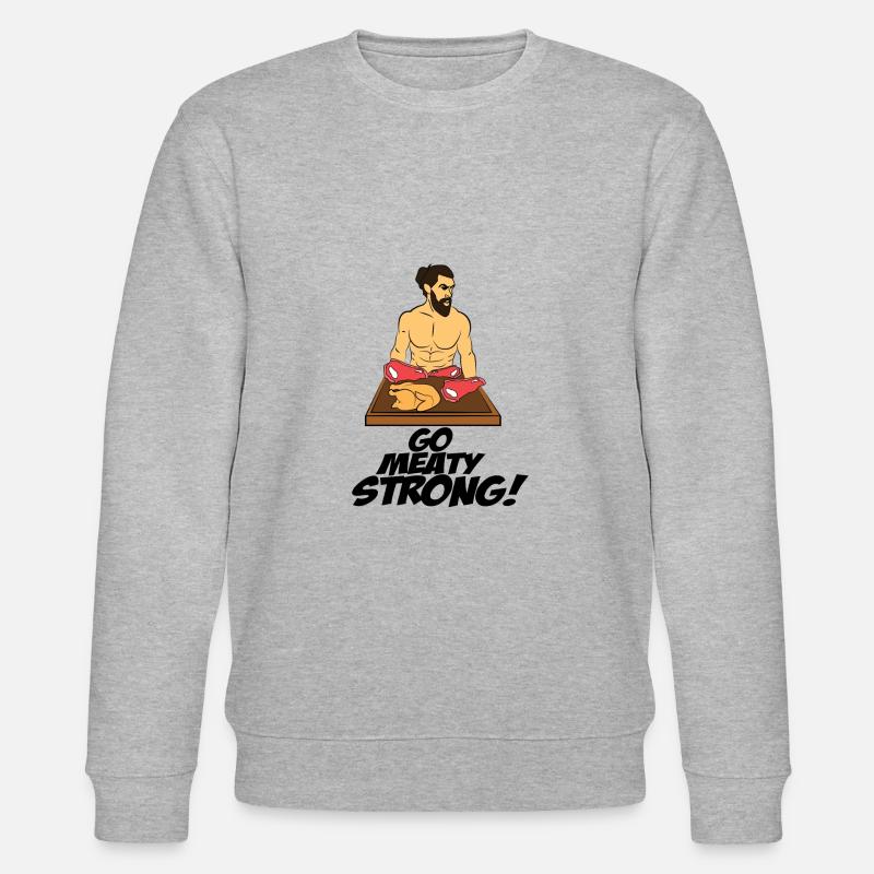 Marché de boucher - Sweat bio CHANGER Stanley/Stella Unisexe - gris chiné