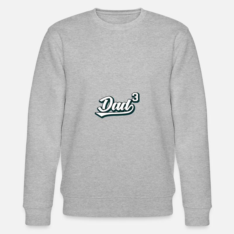 Dad3 - Stanley/Stella CHANGER Unisex Organic Sweatshirt - heather grey