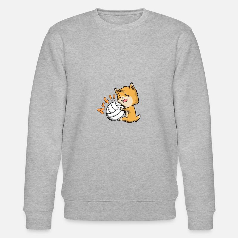Fuchs Volleyball - Stanley/Stella Unisex Bio-Sweatshirt CHANGER  - Grau meliert