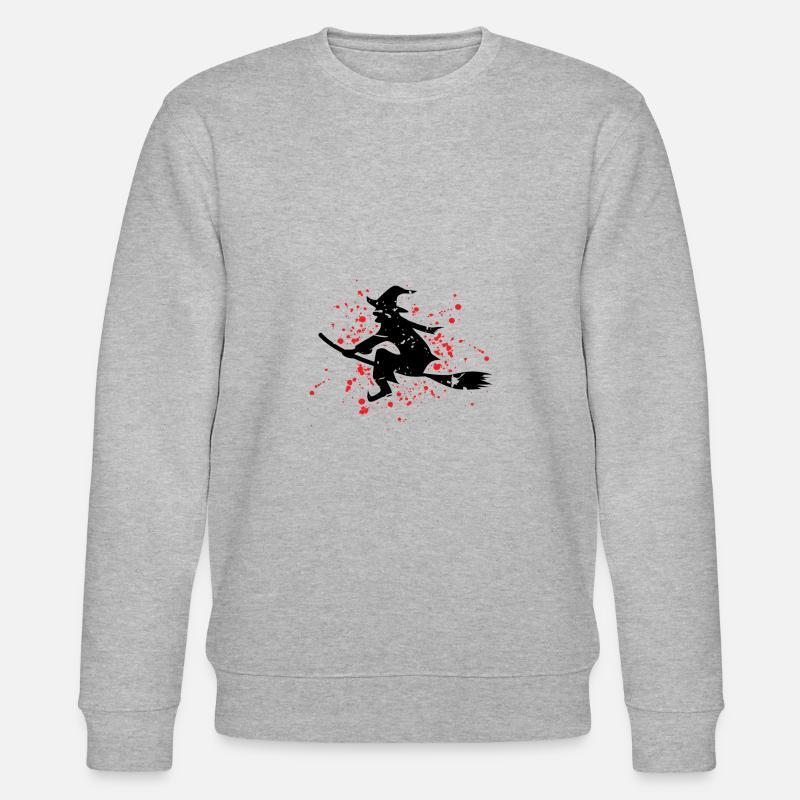 Hexe - Stanley/Stella Unisex Bio-Sweatshirt CHANGER  - Grau meliert