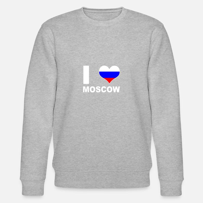 Moskau - Stanley/Stella Unisex Bio-Sweatshirt CHANGER  - Grau meliert