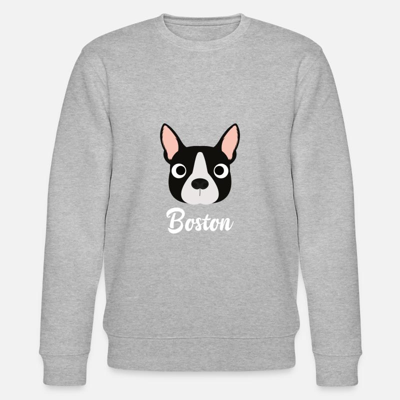 Boston - Boston Bull Terrier - Sweat bio CHANGER Stanley/Stella Unisexe - gris chiné