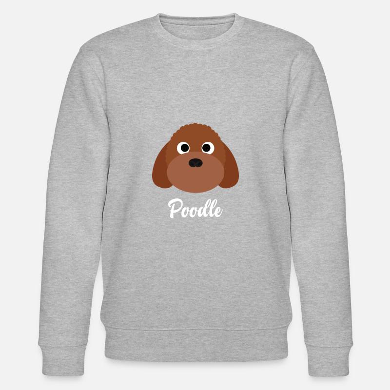 Poodle - Miniature Poodle - Stanley/Stella CHANGER Unisex Organic Sweatshirt - heather grey