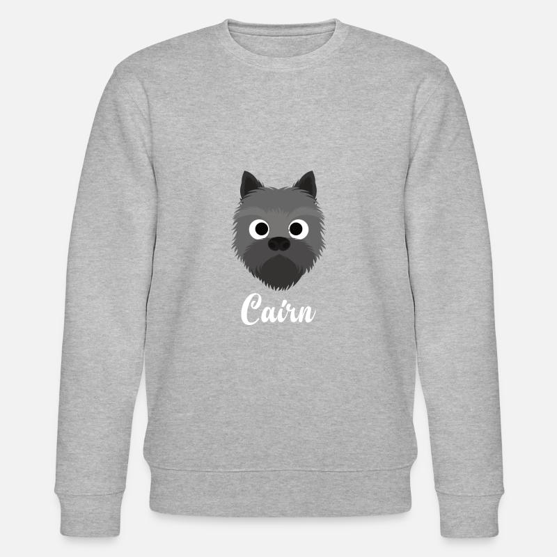 Cairn - Cairn Terrier - Stanley/Stella CHANGER Unisex Organic Sweatshirt - heather grey