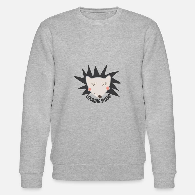 Hérisson semble forte - Sweat bio CHANGER Stanley/Stella Unisexe - gris chiné