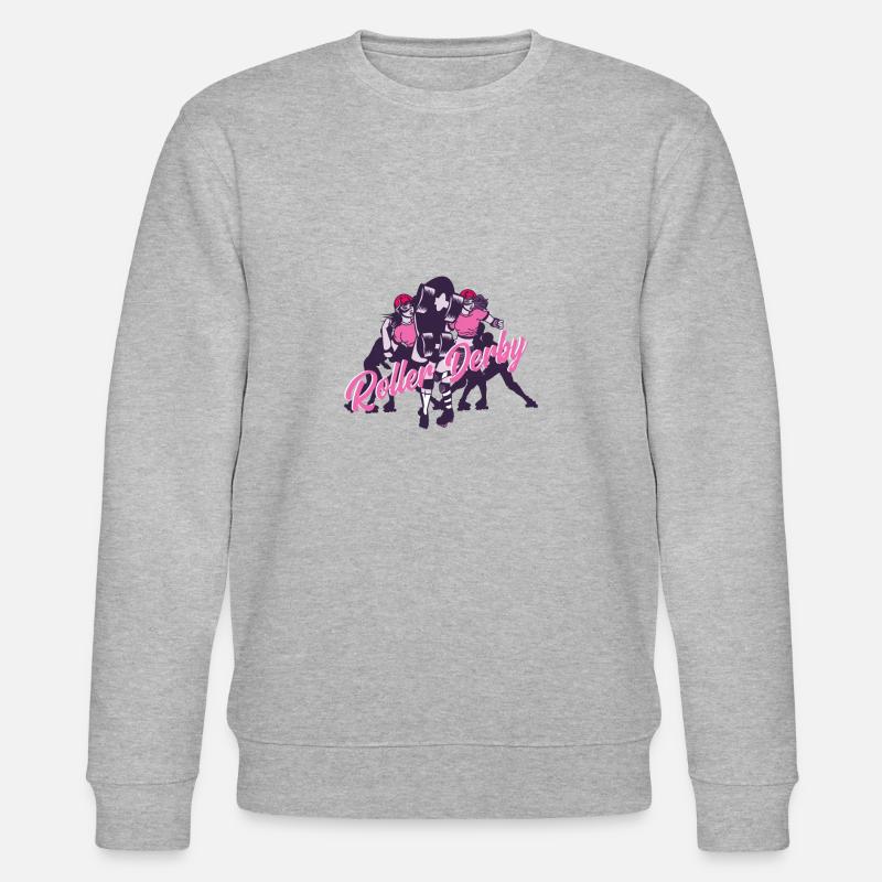 Roller Derby - Stanley/Stella Unisex Bio-Sweatshirt CHANGER  - Grau meliert