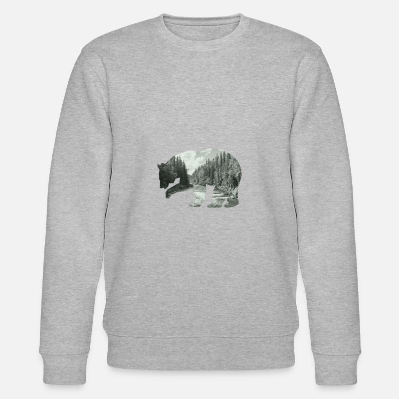 Faune canadienne - Sweat bio CHANGER Stanley/Stella Unisexe - gris chiné