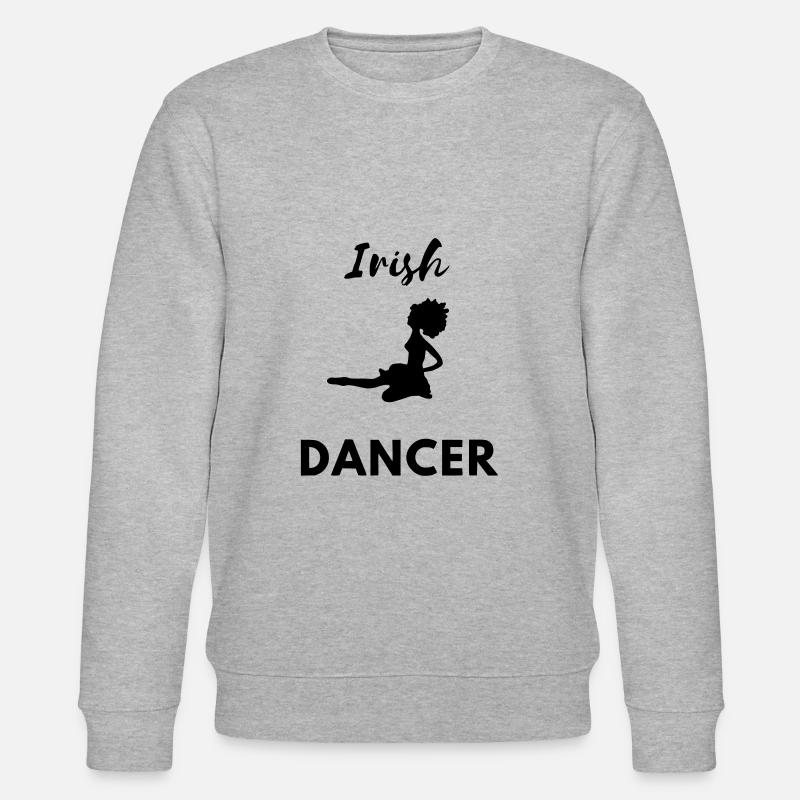 Irish Dance Design - Stanley/Stella Unisex Bio-Sweatshirt CHANGER  - Grau meliert