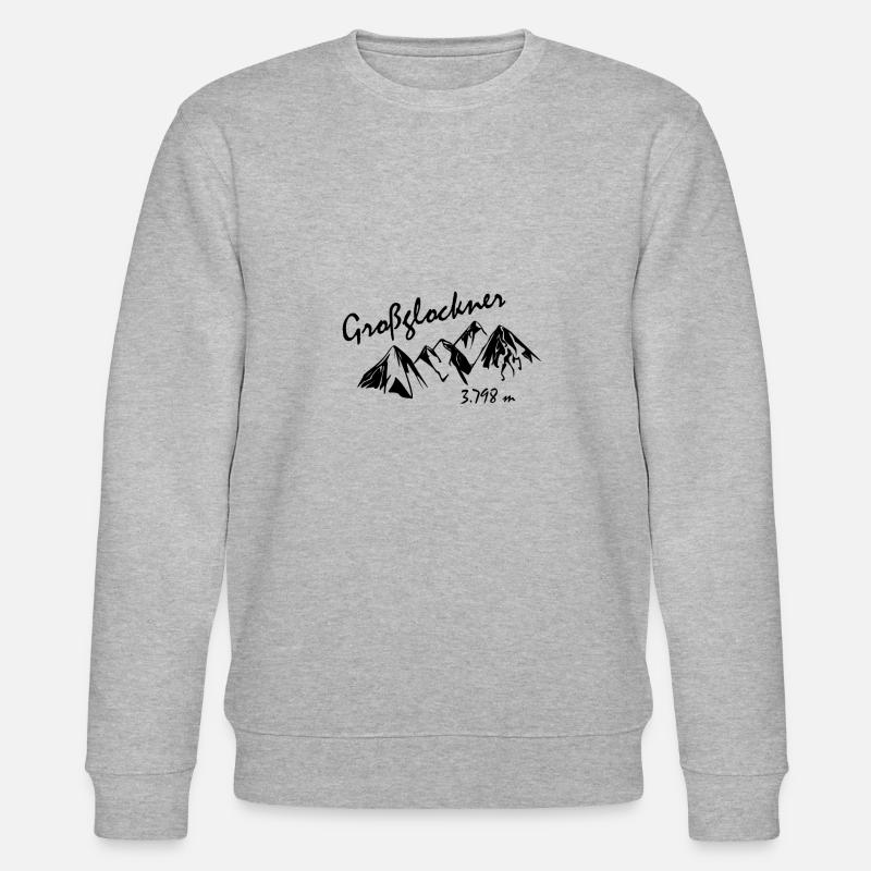 Grossglockner - Stanley/Stella Unisex Bio-Sweatshirt CHANGER  - Grau meliert
