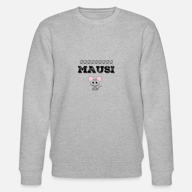 Mausi mouse mouse - Stanley/Stella CHANGER Unisex Organic Sweatshirt - heather grey