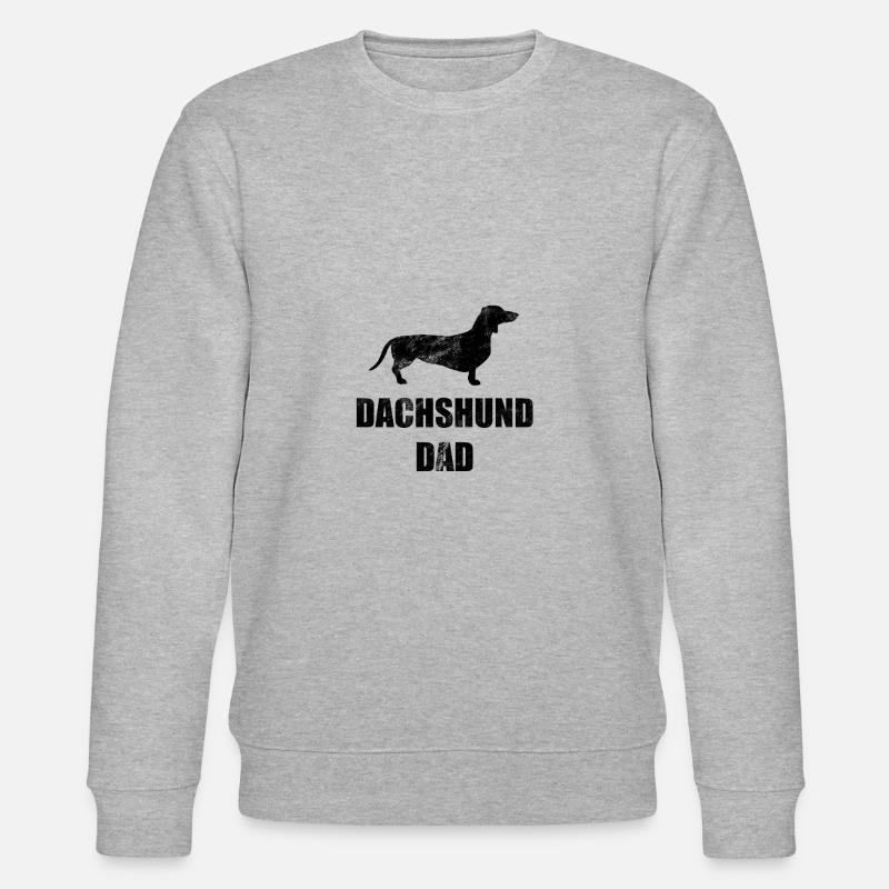 Dackel Dad - Stanley/Stella Unisex Bio-Sweatshirt CHANGER  - Grau meliert