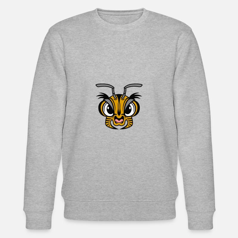 Mal de visage de tête de fourmi - Sweat bio CHANGER Stanley/Stella Unisexe - gris chiné