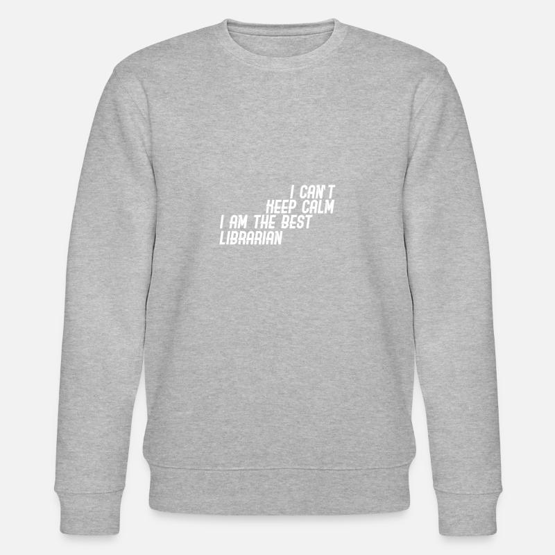 Le meilleur bibliothécaire - Sweat bio CHANGER Stanley/Stella Unisexe - gris chiné