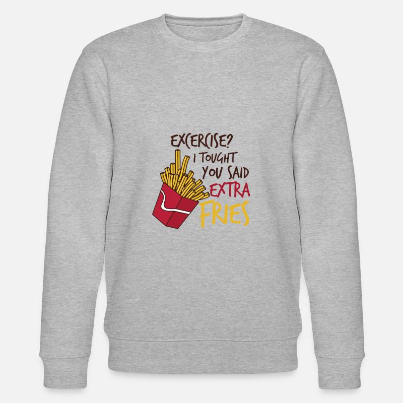 Extra Pommes - Stanley/Stella Unisex Bio-Sweatshirt CHANGER  - Grau meliert