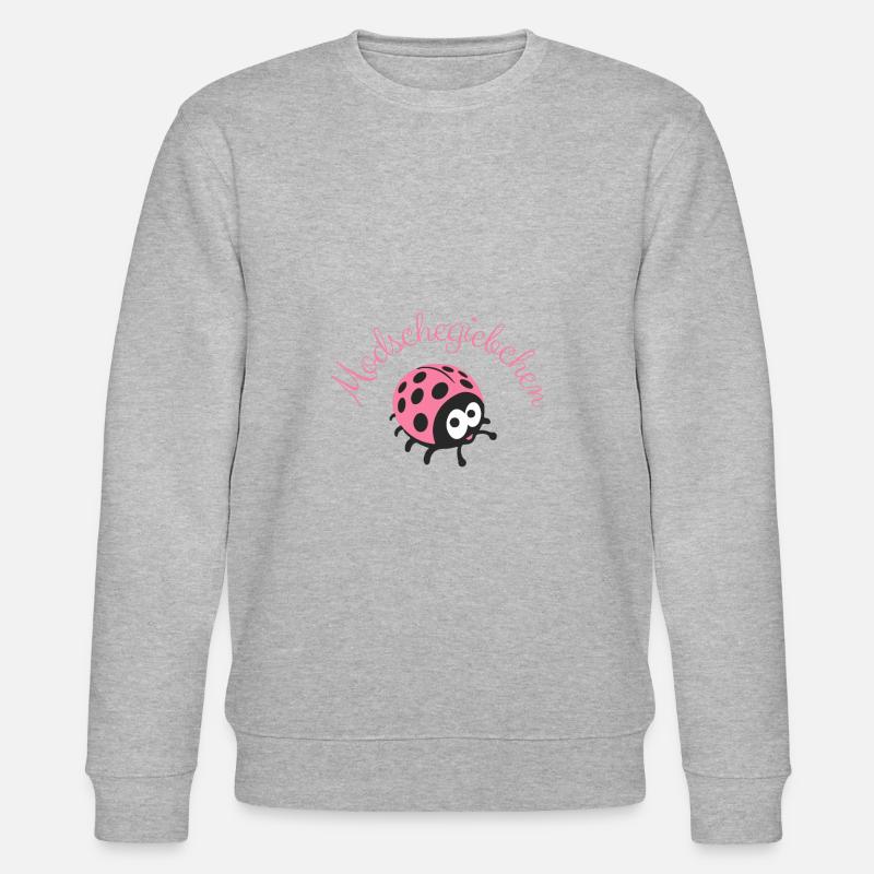 Modschegiebchen - Ladybug - Stanley/Stella CHANGER Unisex Organic Sweatshirt - heather grey