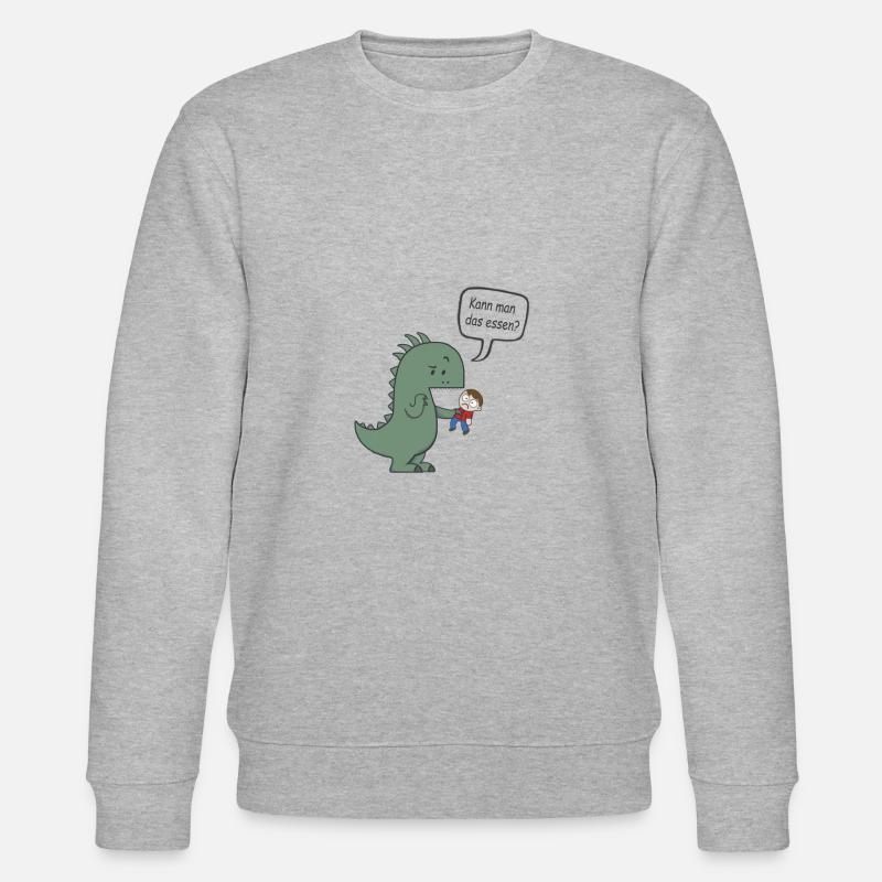 Pouvez-vous manger ça? - Dino - Sweat bio CHANGER Stanley/Stella Unisexe - gris chiné