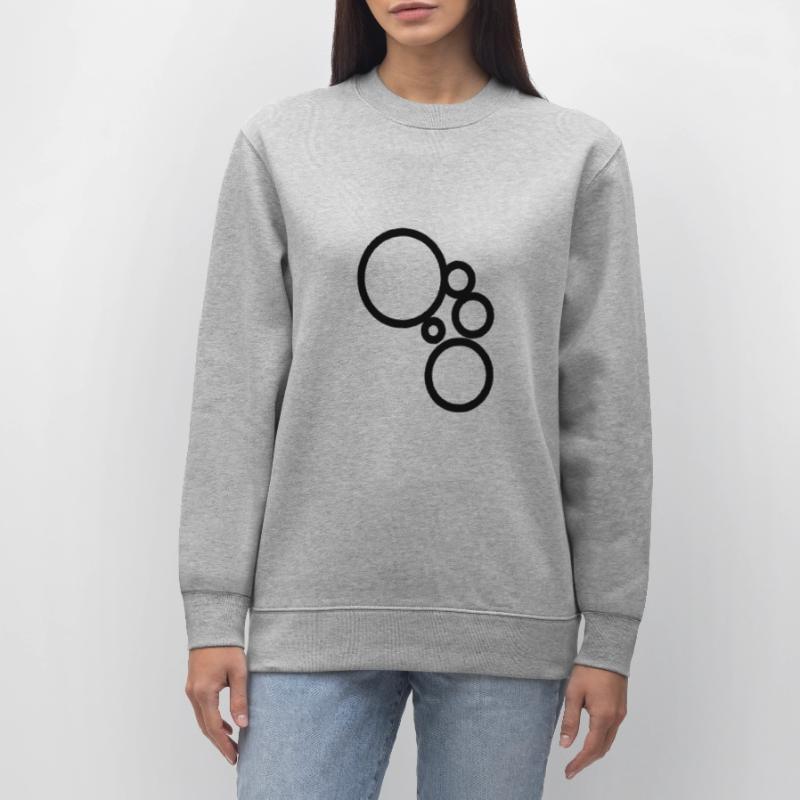 Circles Round Line Geometry Pattern Abstract Shape Stanley/Stella CHANGER Unisex Organic Sweatshirt