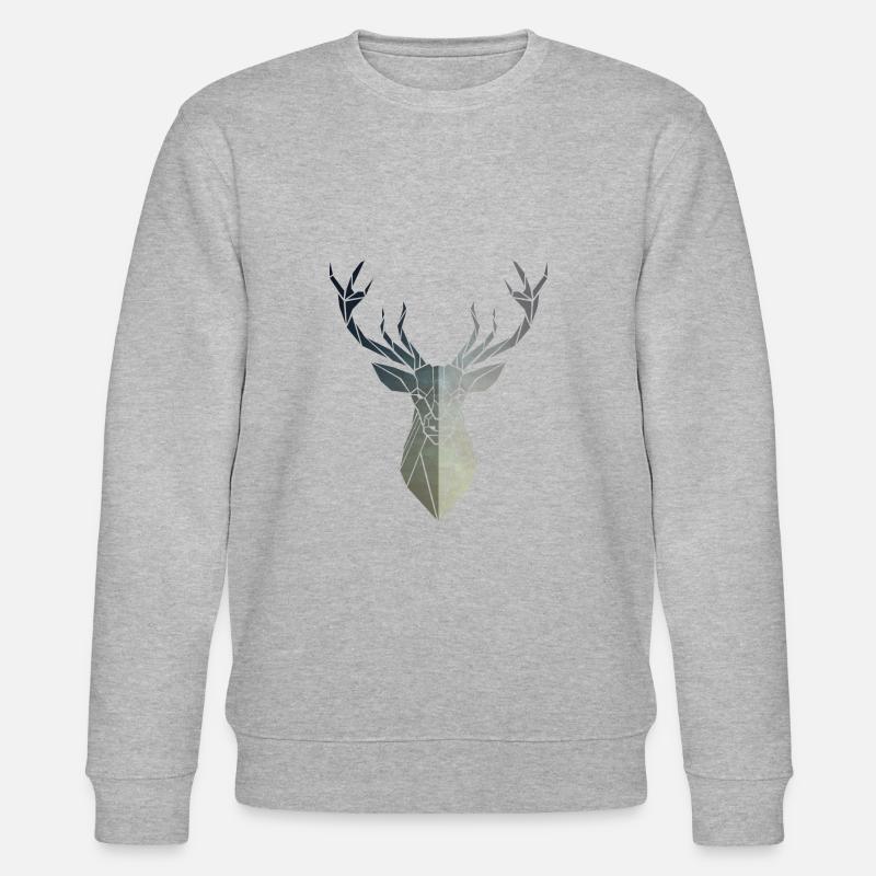 Deer - Stanley/Stella Unisex Bio-Sweatshirt CHANGER  - Grau meliert