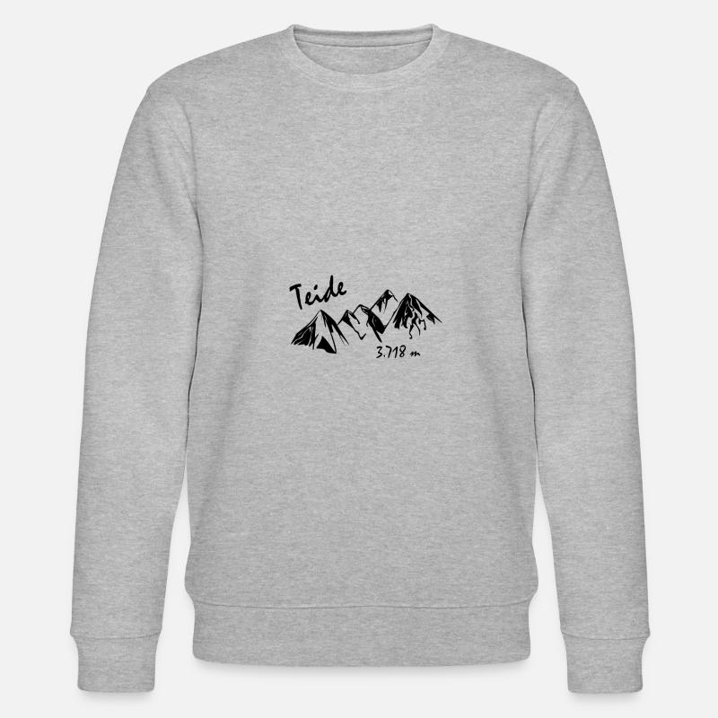 Teide Gift Idea Tenerife Espagne - Sweat bio CHANGER Stanley/Stella Unisexe - gris chiné